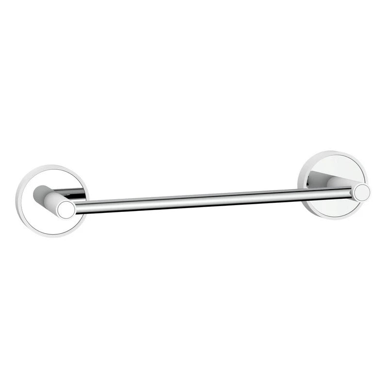 Porta salviette bianco cromo 30 cm – Serie Future
