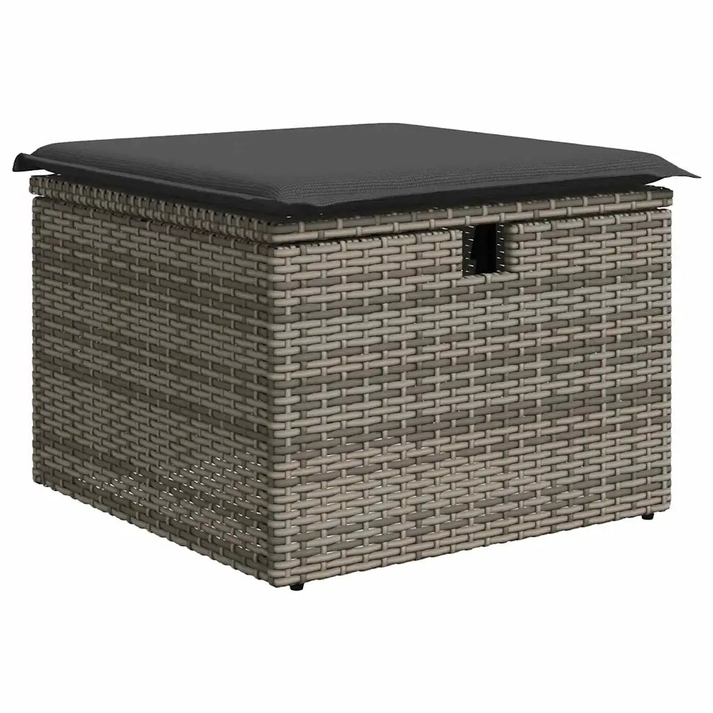 Set Divano da Giardino con cuscino 6 pcs Grigio polyrattan 3359587