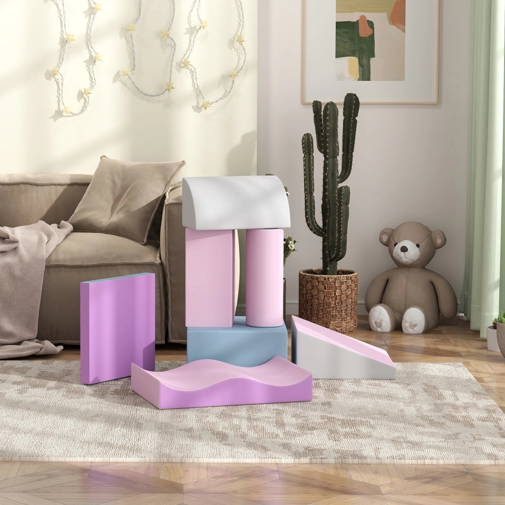 Blocchi di schiuma per bambini, 40x40x20 cm, multicolore, pelle sintetica ¨C Minimal