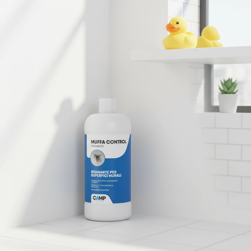 Kit 3 flaconi muffa control risanante per superfici interne ed esterne 1 lt