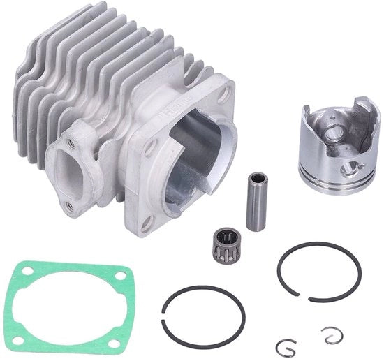 Kit di Cilindro Pistone - Set di Sigillatura Metallica - Per Motocicletta 2-Tempi da 49cc - Mini Moto/Dirt ATV - Alta Affidabilità - Riduce Attrito/La Laminazione - Kit di Pistoni