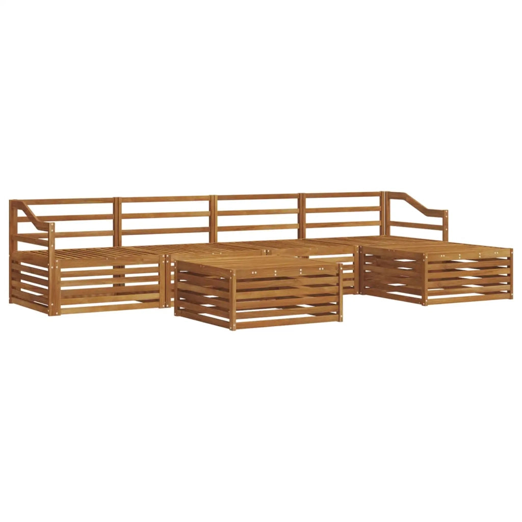 Set di divani da esterno 6 pcs Naturale 3373354