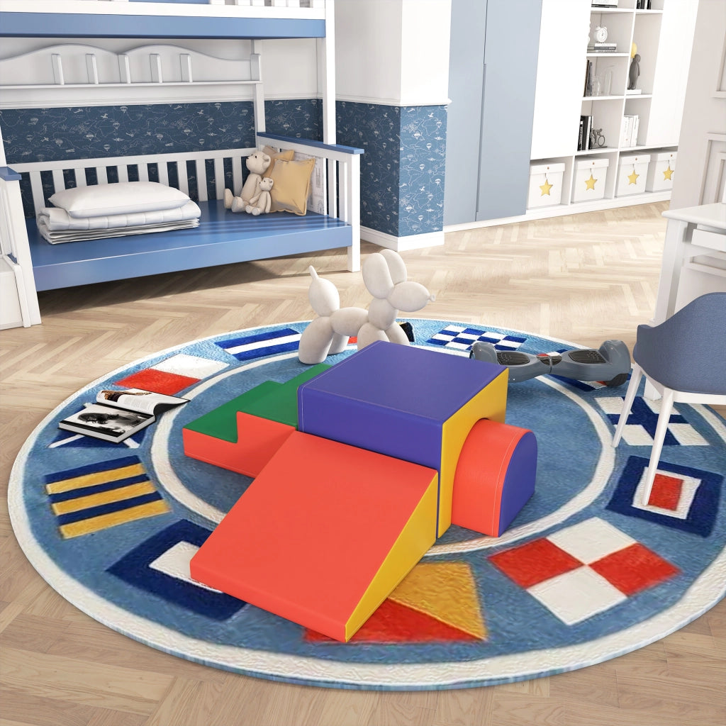 Set 4 Moduli Motricit¨¤ Bambini ¨C Xylo ¨C Schiuma EPE Multicolore