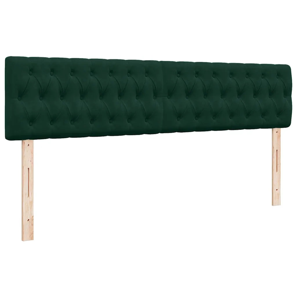 Struttura Letto Pouf con Materassi 180x200 cm Velluto 3312944