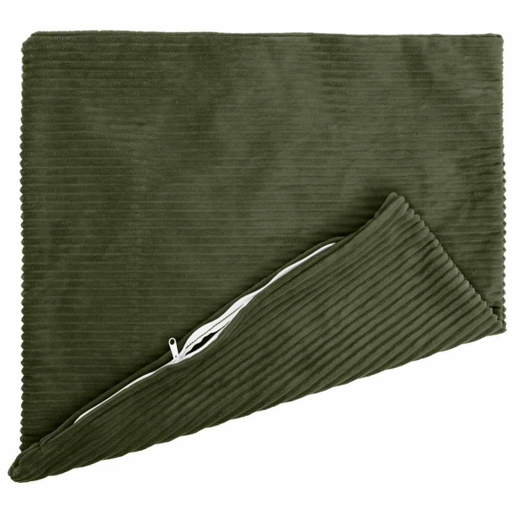 Federa 2 pcs HEERLEN Verde 70 x 70 cm corduroy 913277