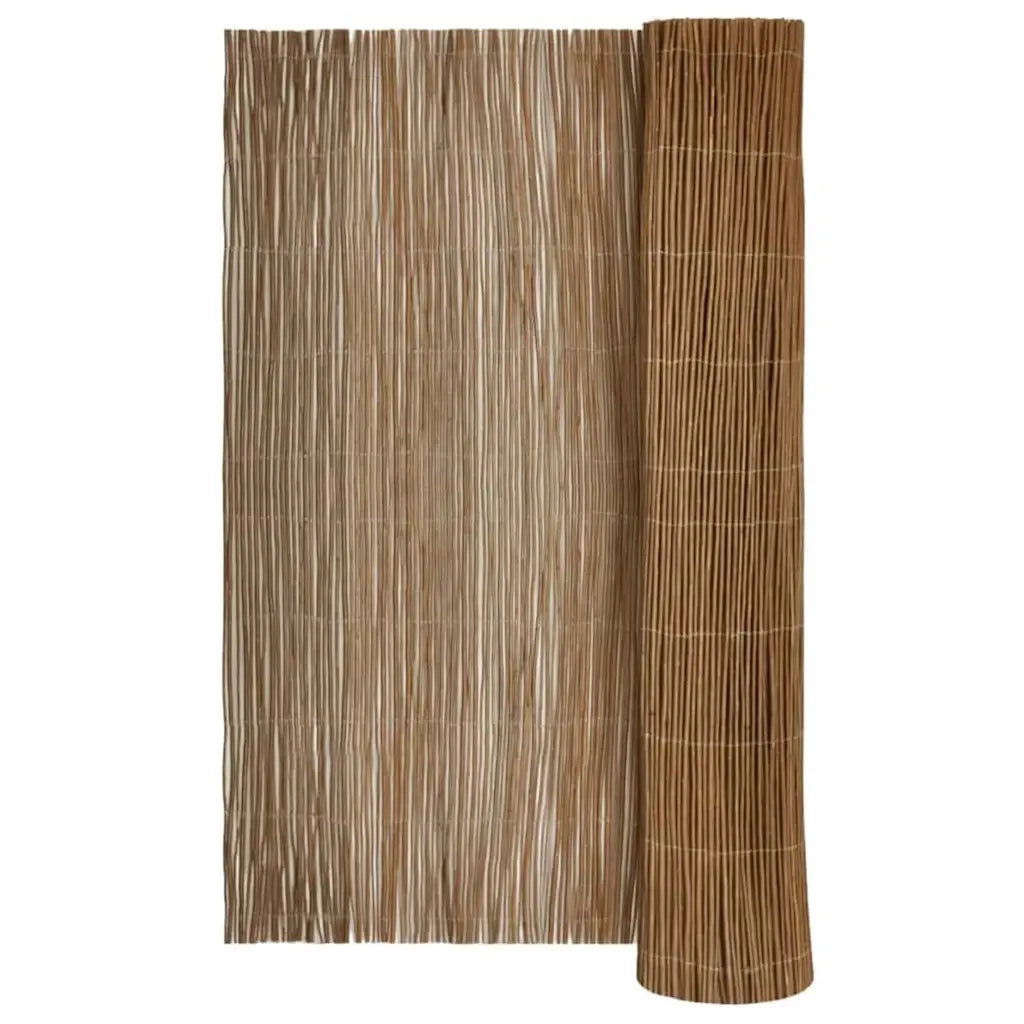 Recinzione da Giardino | Recinzione in Willows Naturale 120 x 500 cm Salice