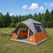 Tenda Istantanea Grigio e arancione 305 x 275 x 190 cm 42028696
