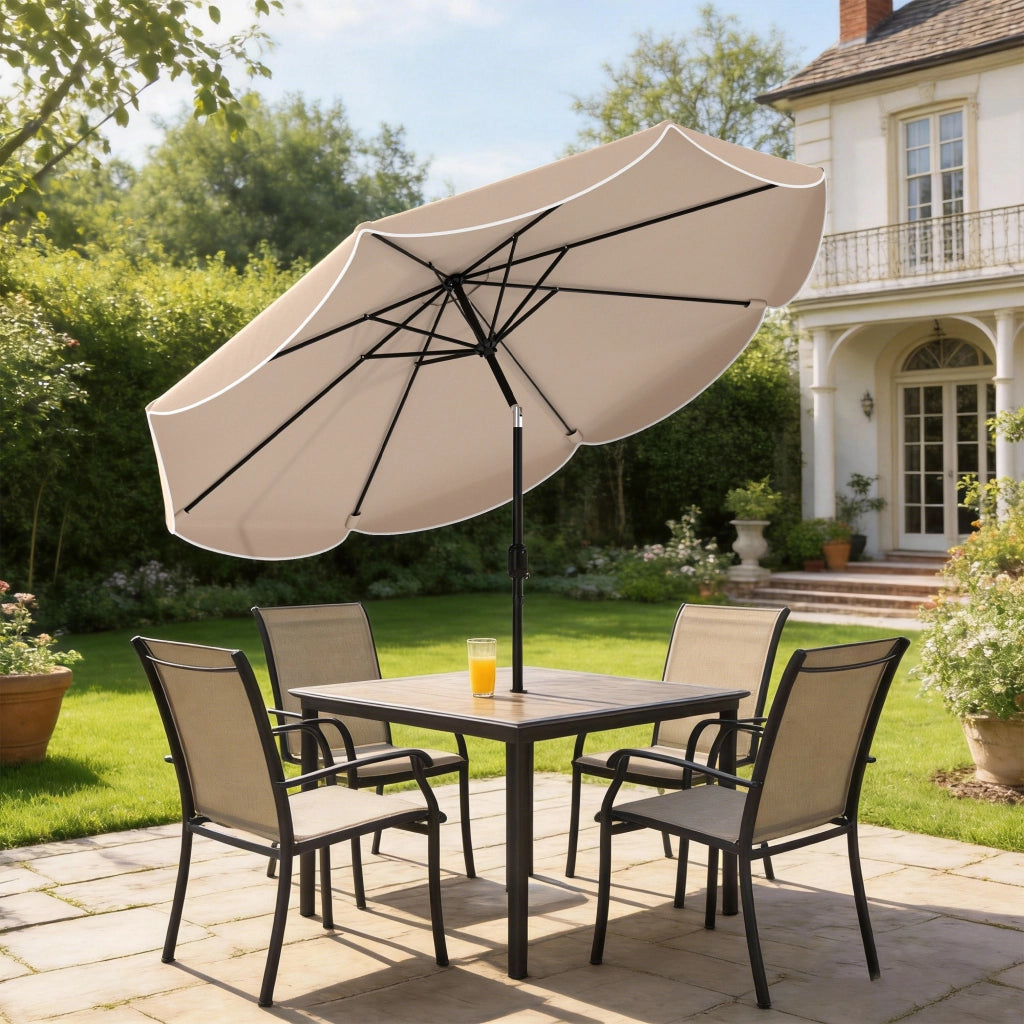 Ombrellone da Giardino ?270cm ¨C Xylo ¨C Inclinabile 3 Posizioni Beige