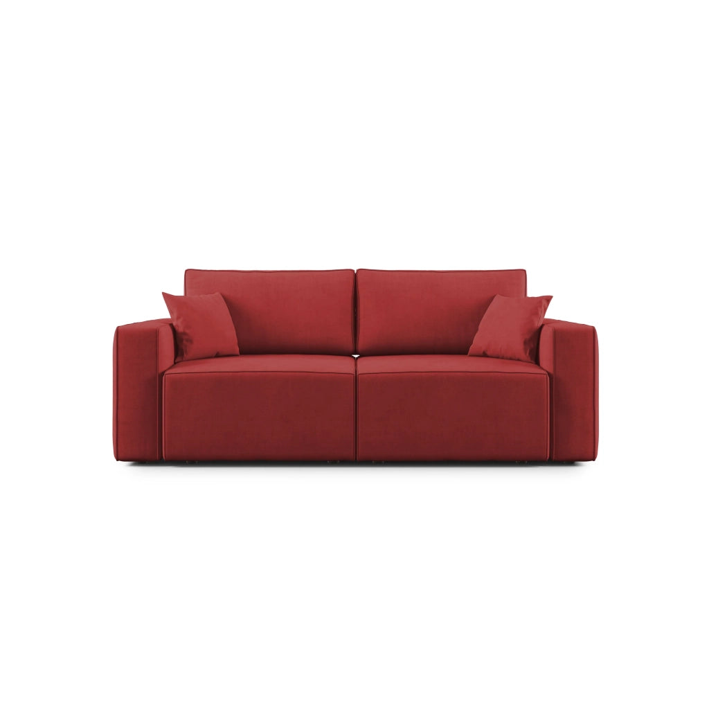 Morfeo Divano in tessuto impermeabile 180 cm  rosso