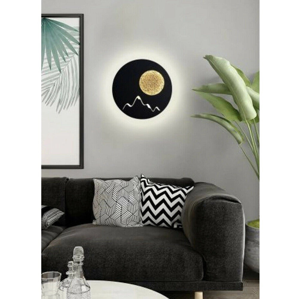 Trade Shop - Applique Da Parete Led Moderna Retroilluminato 16w Luce Bianca 6500k Lampada E48 -