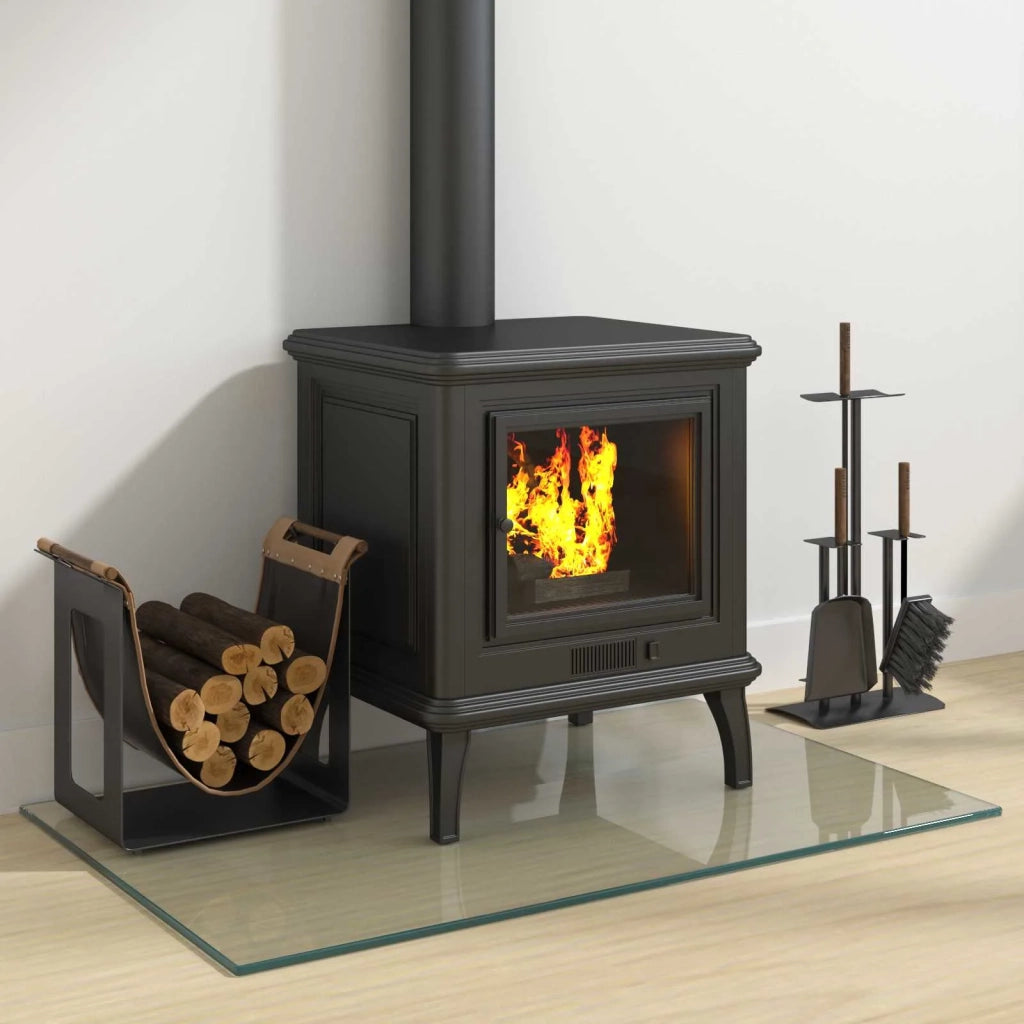 Piastra in vetro per camino Trasparente 80 x 50 cm Vetro CFW8343115