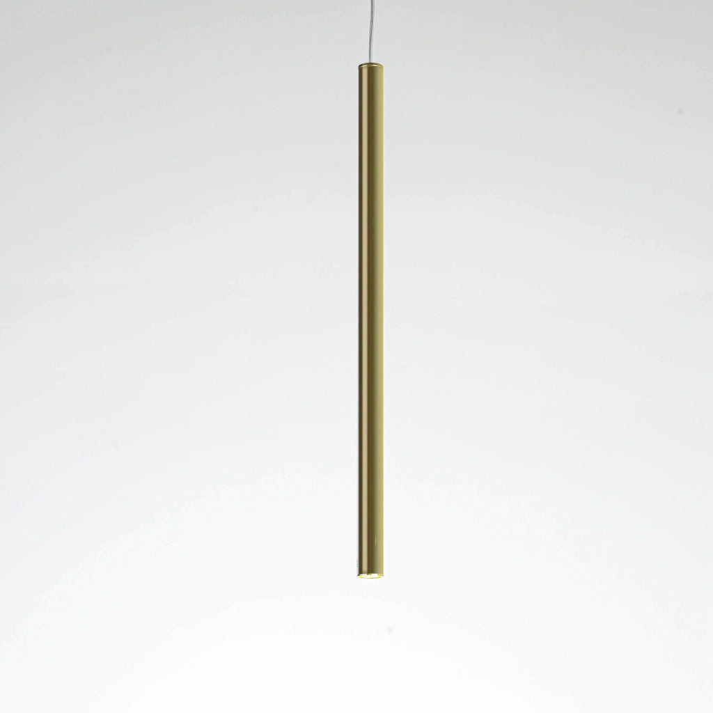 Lampada a sospensione Lungo G9 oro ottone Light Prestige