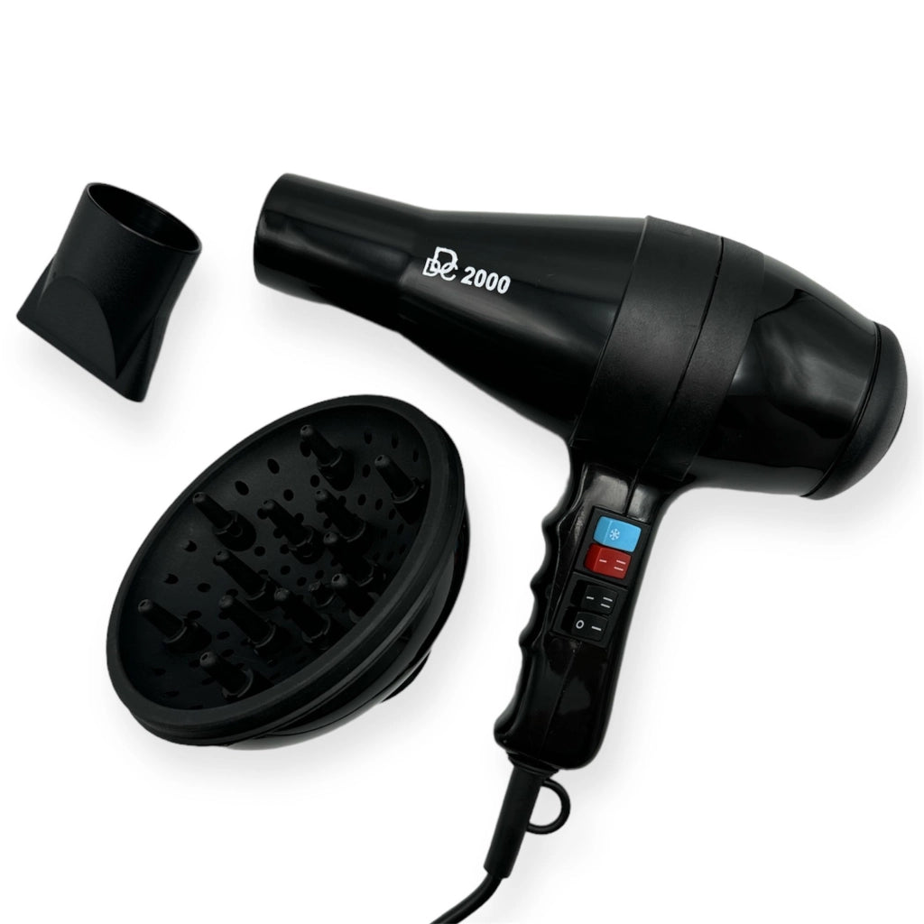 Asciugacapelli Phon Professionale con Diffusore 4 Puls 1700 Watt