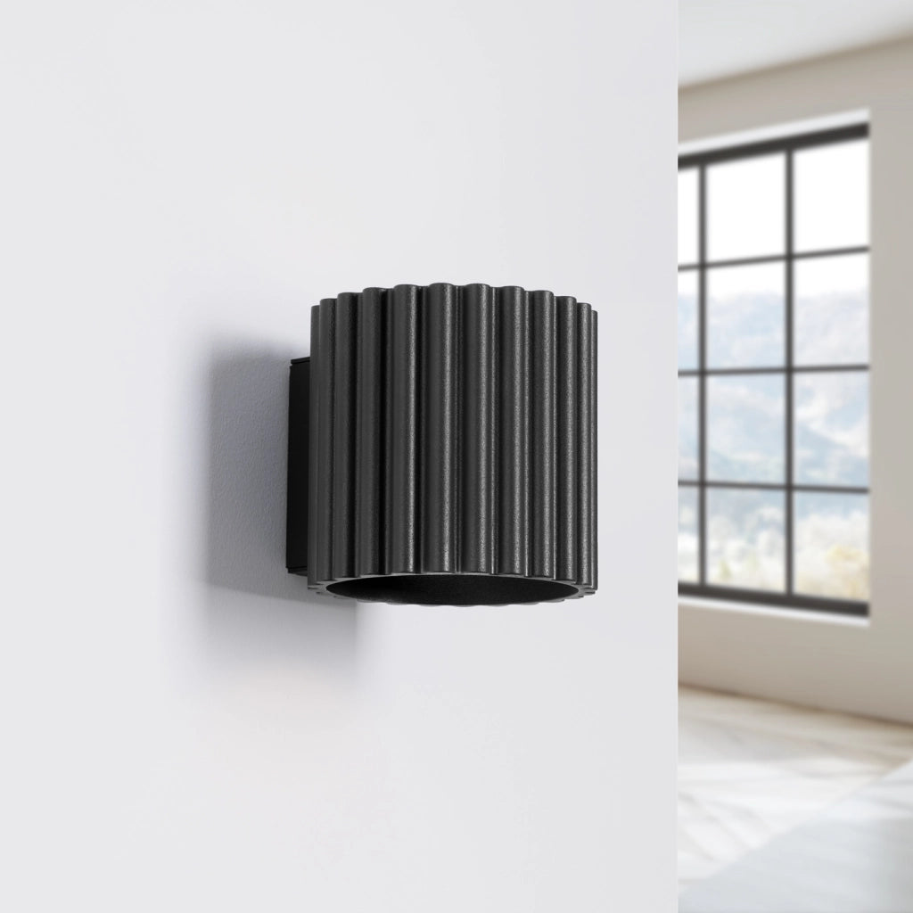 Lampada a parete AURA nero G9