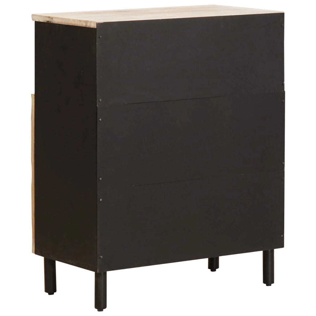 Credenza con porta-Buffet-Armadio da cucina Finitura Bianco Lavato 60 x 33,5 x 75 cm 233118