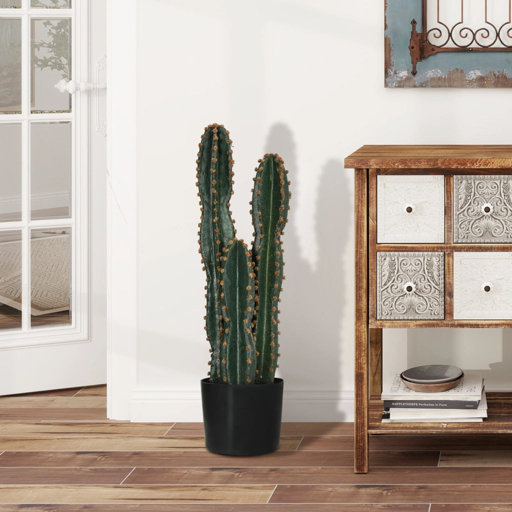 Pianta artificiale cactus ¨C Xylo ¨C verde ? 17 x 60H cm