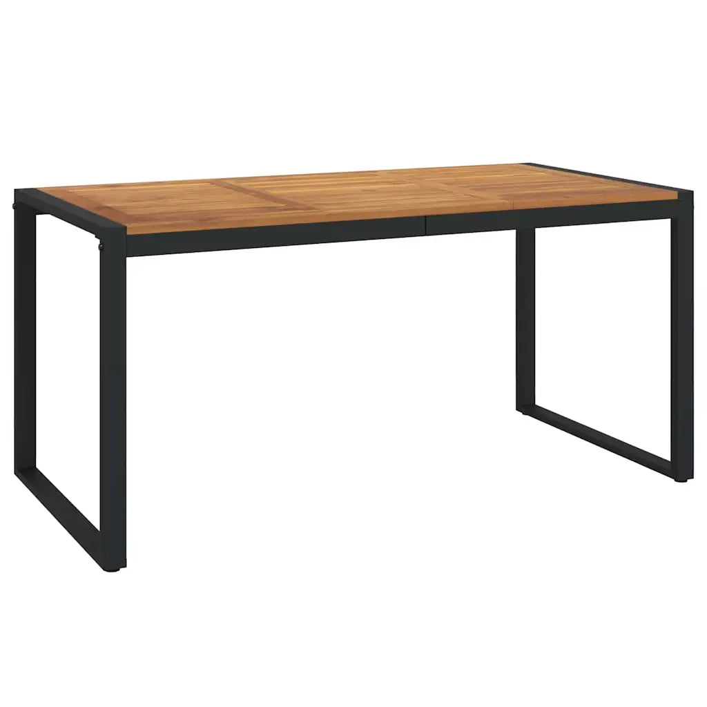 Set da Pranzo per Giardino 5 pcs Nero e Marrone polyrattan 3365475