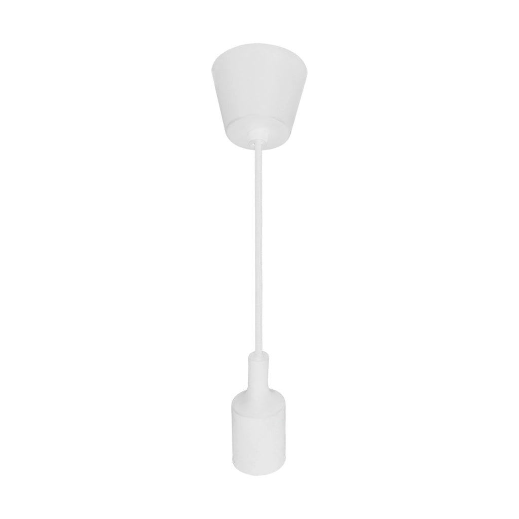 Lampada sospesa minimal bianca E27 60W Volta Struhm