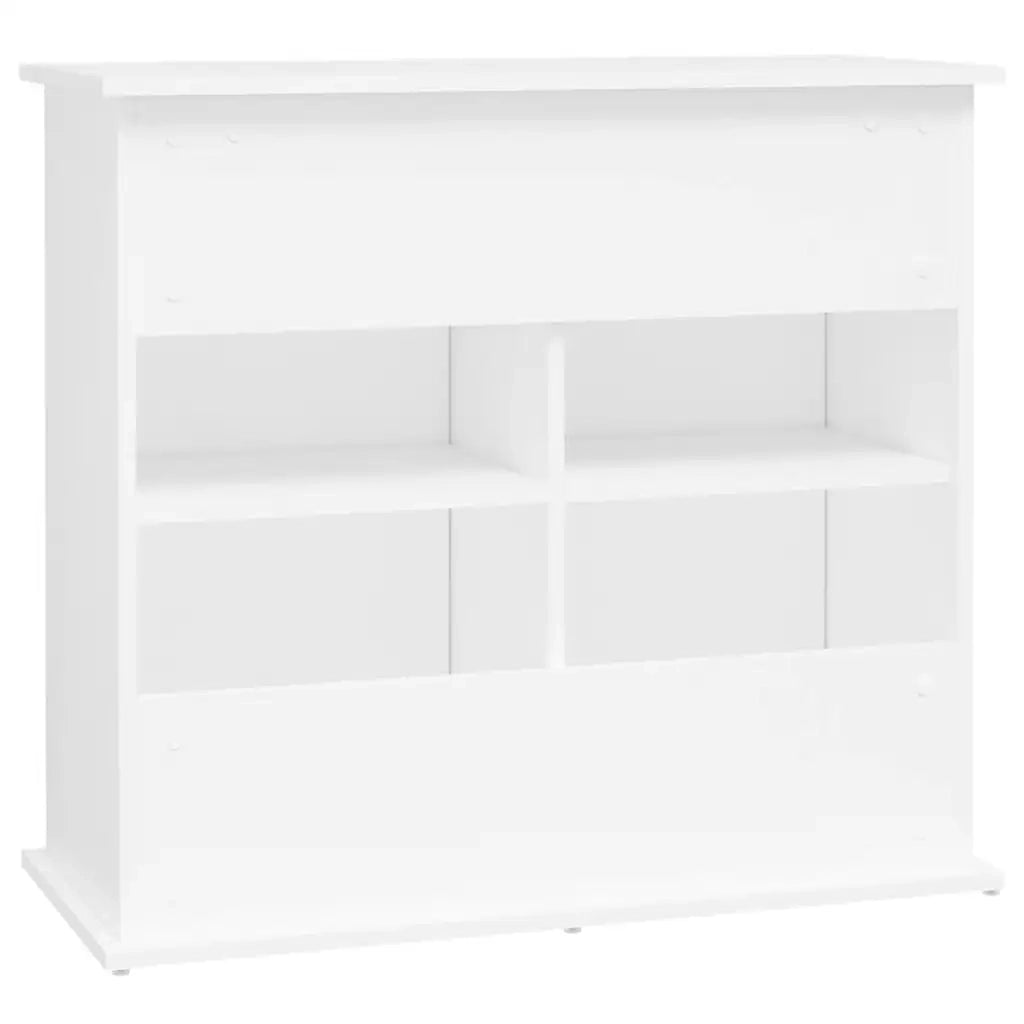 Supporto per Acquario Bianco 81x36x73 cm in Legno Multistrato