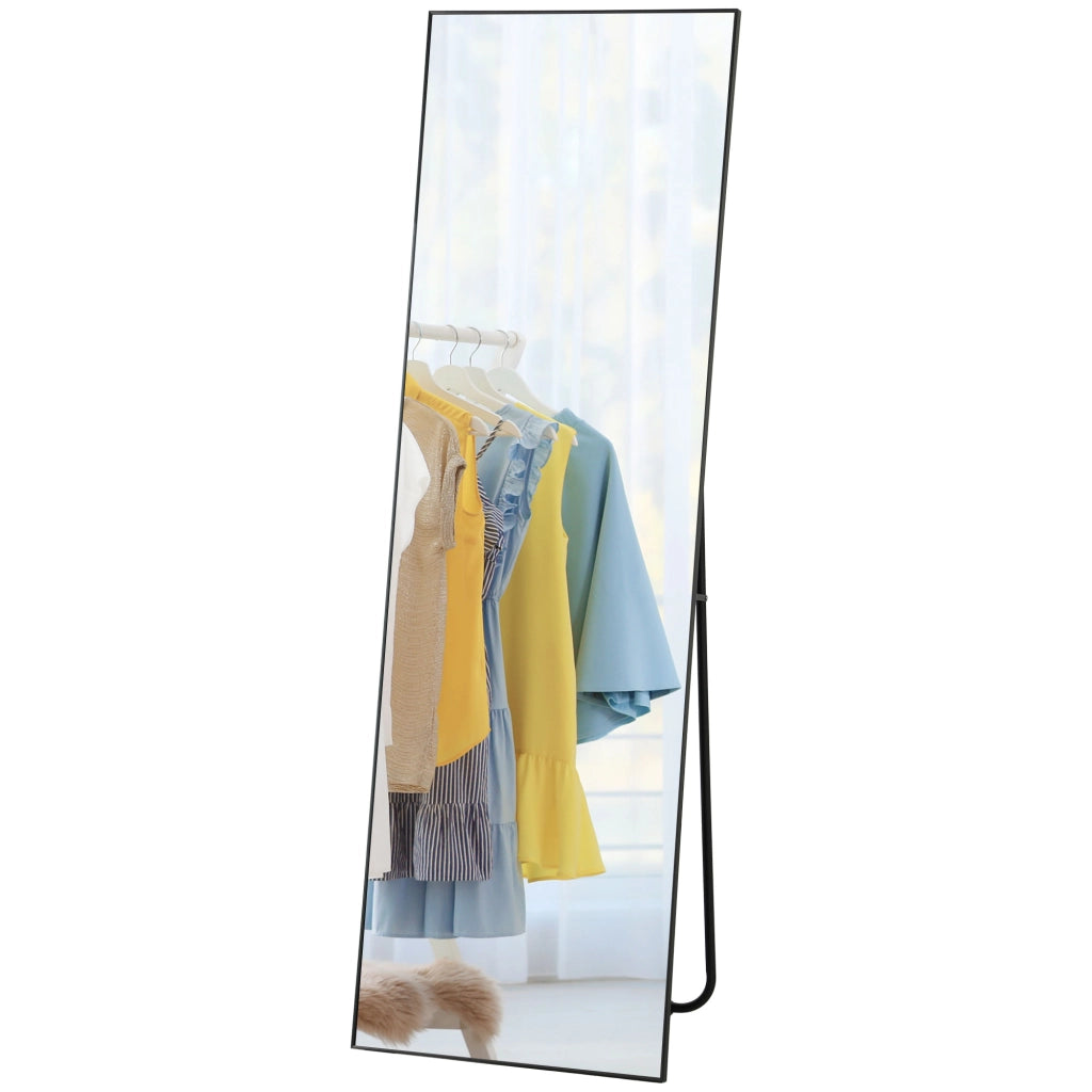 Specchio a Pieno Lunghezza ¨C Minimal ¨C 50x160 cm Nero