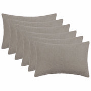 Federa 6 pcs HEERLEN Grigio Chiaro 50 x 80 cm Bouclé 911986