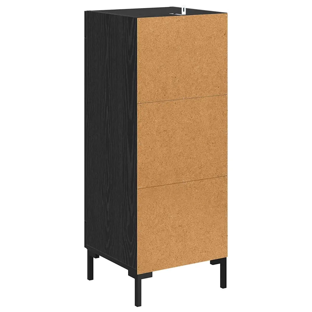 Credenza Olden Rovere Nero 34,5 x 34 x 90 cm 881653
