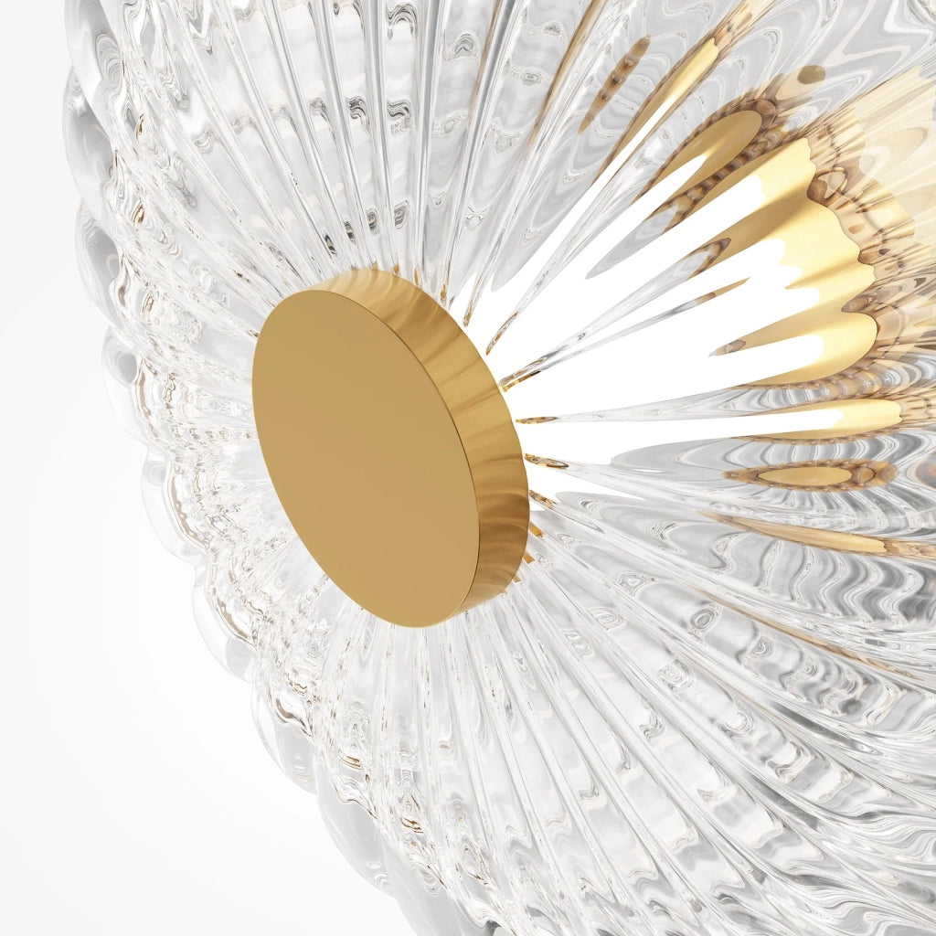 Maytoni applique moderna Amulet 1 luce LED integrato oro metallo vetro