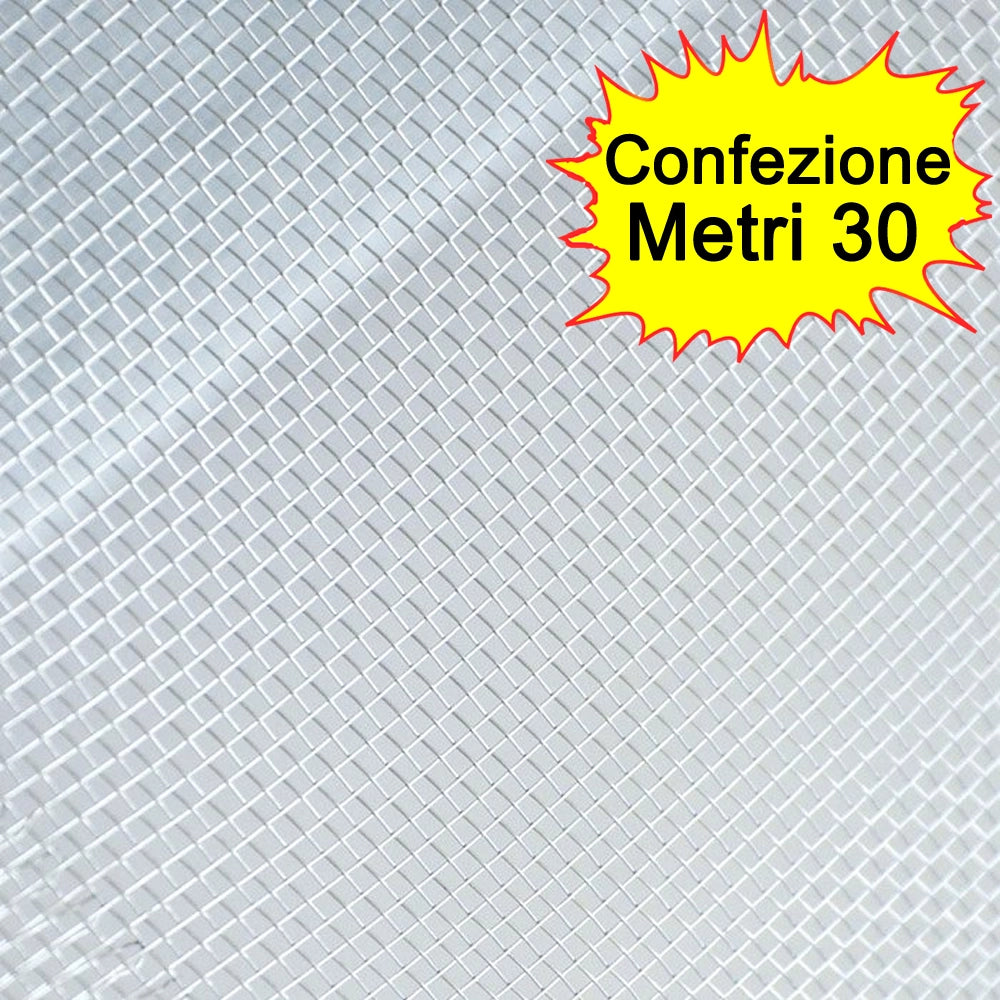 Rete zanzariera in alluminio altezza cm 60 lunghezza metri 30