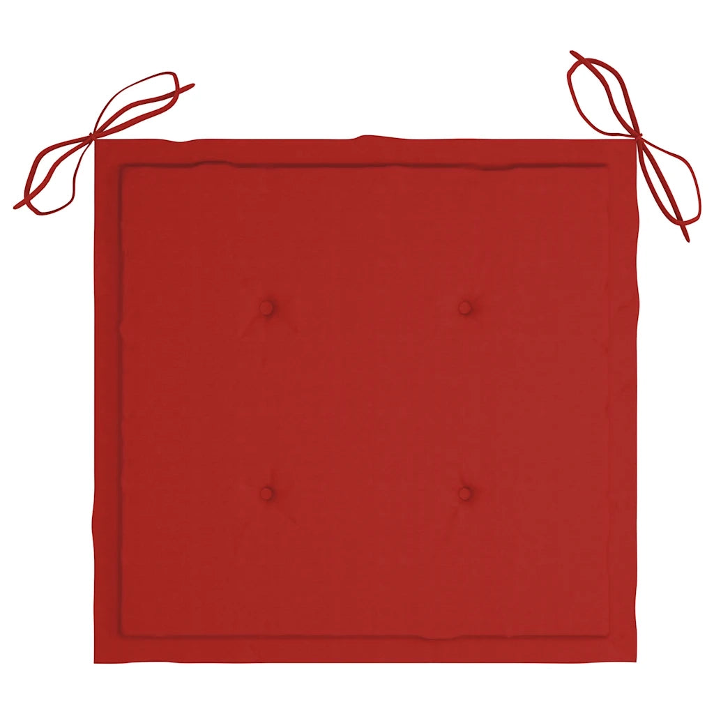 Sedie da Giardino con Cuscini 2 pz Grigio in Massello di Acacia 3061233