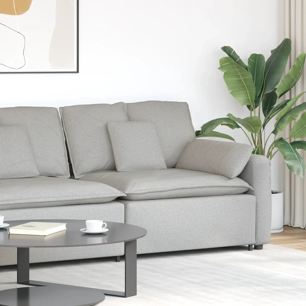Modulo Terminale Bracciolo Divano Modulare con Cuscini-Sofa Modulare-Divanetto 100 cm 873490