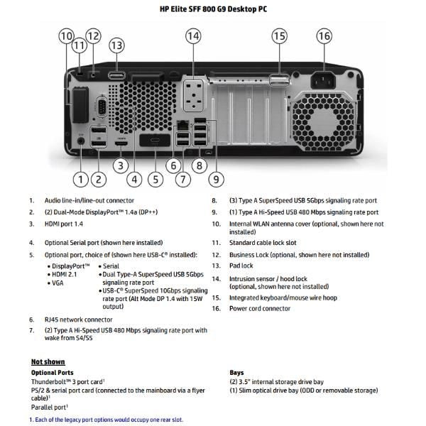 Sb elite sff 800 g9  i7165123y - D58RPET#ABZ