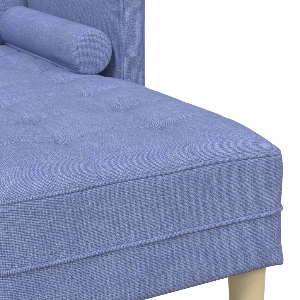 Set di divani 2 pz Blu jeans Poliestere 3329262
