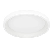 Plafoniera Moderna Loretello-Z Acciaio Bianco Plastica Led 19,6W 2430Lm Ip20