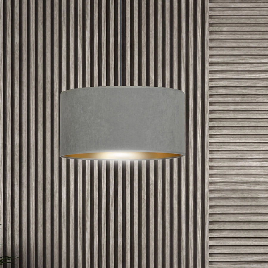 Lampada sospensione Emibig Hilde grigia Ø35 E27 dimmer