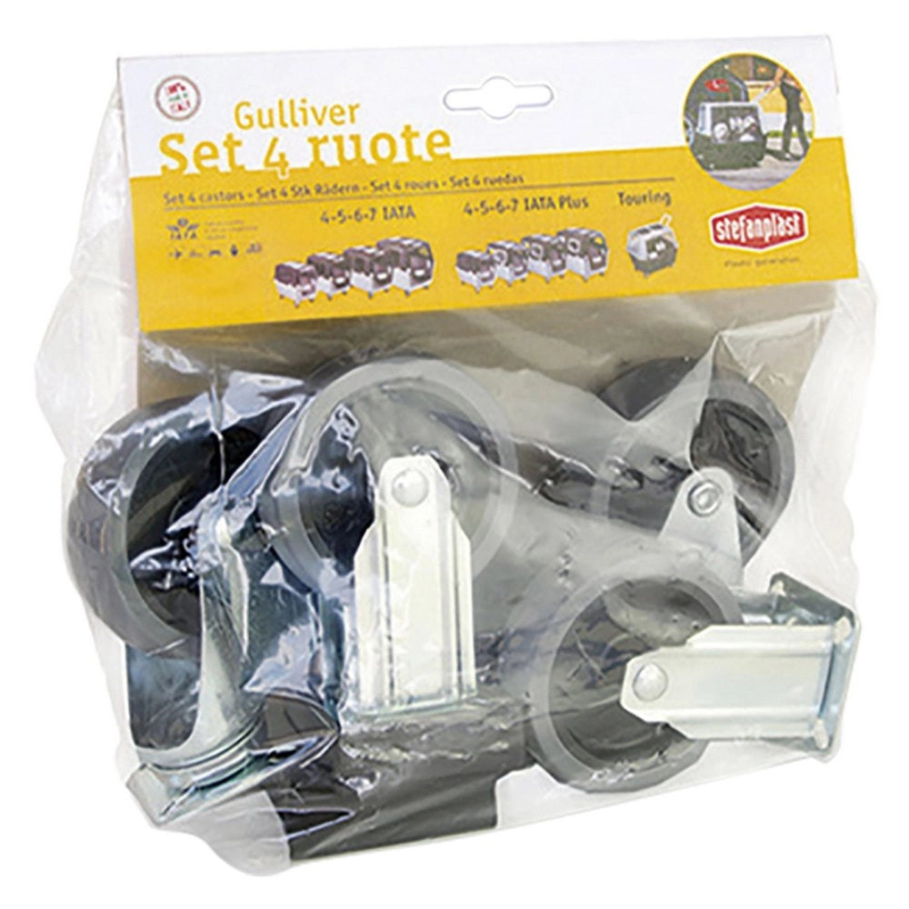 1cf ruote per trasportino 'gulliver' 4 pezzi codice 6060540 cod:ferx.6060540nlm