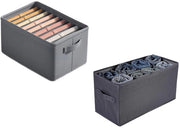 Organizzatore per armadio 2-pack, 1-pack con 9 rack e 1-pack con 8 rack per camicie, pantaloni e intimo