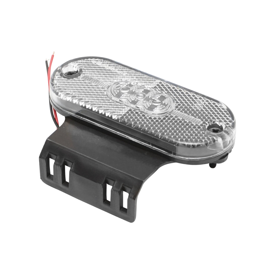 Lampada laterale con LED, 12V-24V, bianca, Breckner Germany