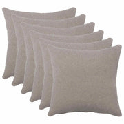 Federa 6 pcs HEERLEN Grigio Chiaro 35 x 35 cm Bouclé 908098