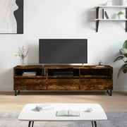 Mobile Porta TV Rovere Fumo 150x30x44,5 cm in Legno Multistrato 831305