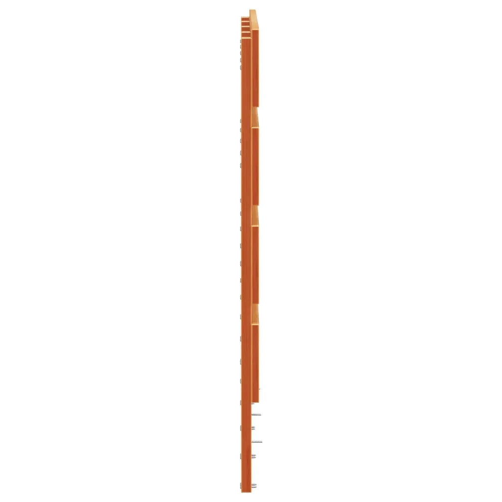 Testiera | Testata Marrone Cera 135 cm in Legno Massello di Pino