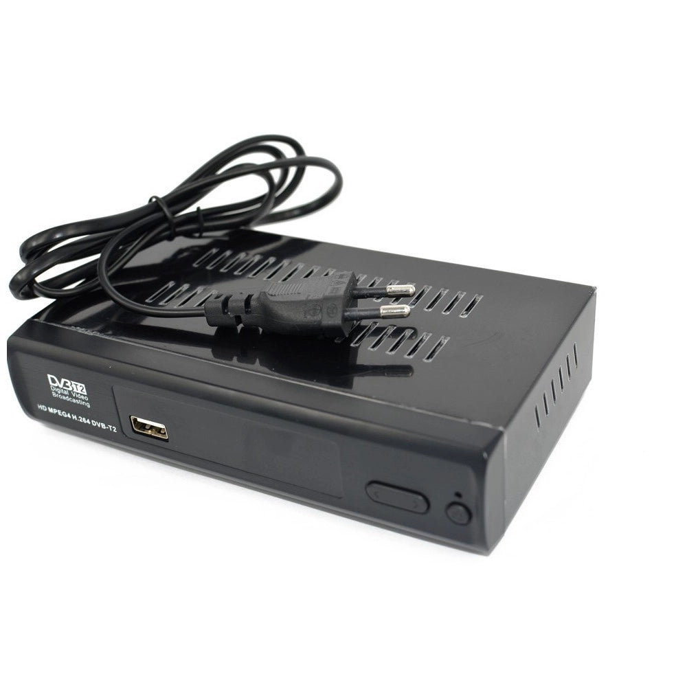Trade Shop - Decoder Ricevitore Digitale Terrestre Hdmi 1080p 3d Tv Dvb-t2 Usb Telecomando -