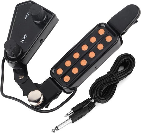 Microfono per chitarra, volume regolabile, impermeabile, progettato in stile compattibile, 30 cm di lunghezza