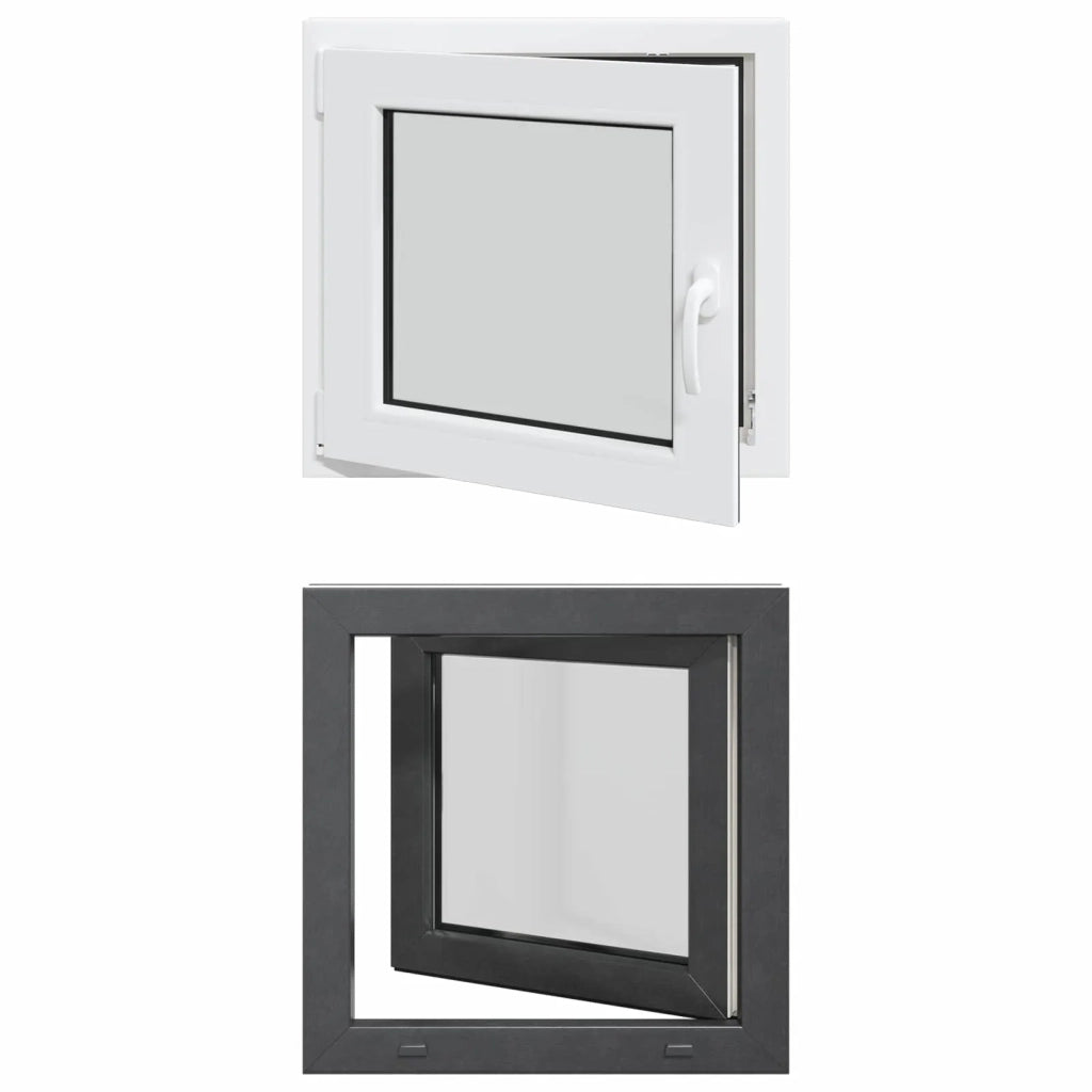 Finestra per Soffitta RISOR 50 x 50 cm PVC e Vetro Antracite CFW6157666