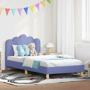 Struttura letto bambini con testata-Giroletto per bambini Blu jeans 80 x 200 cm 915072
