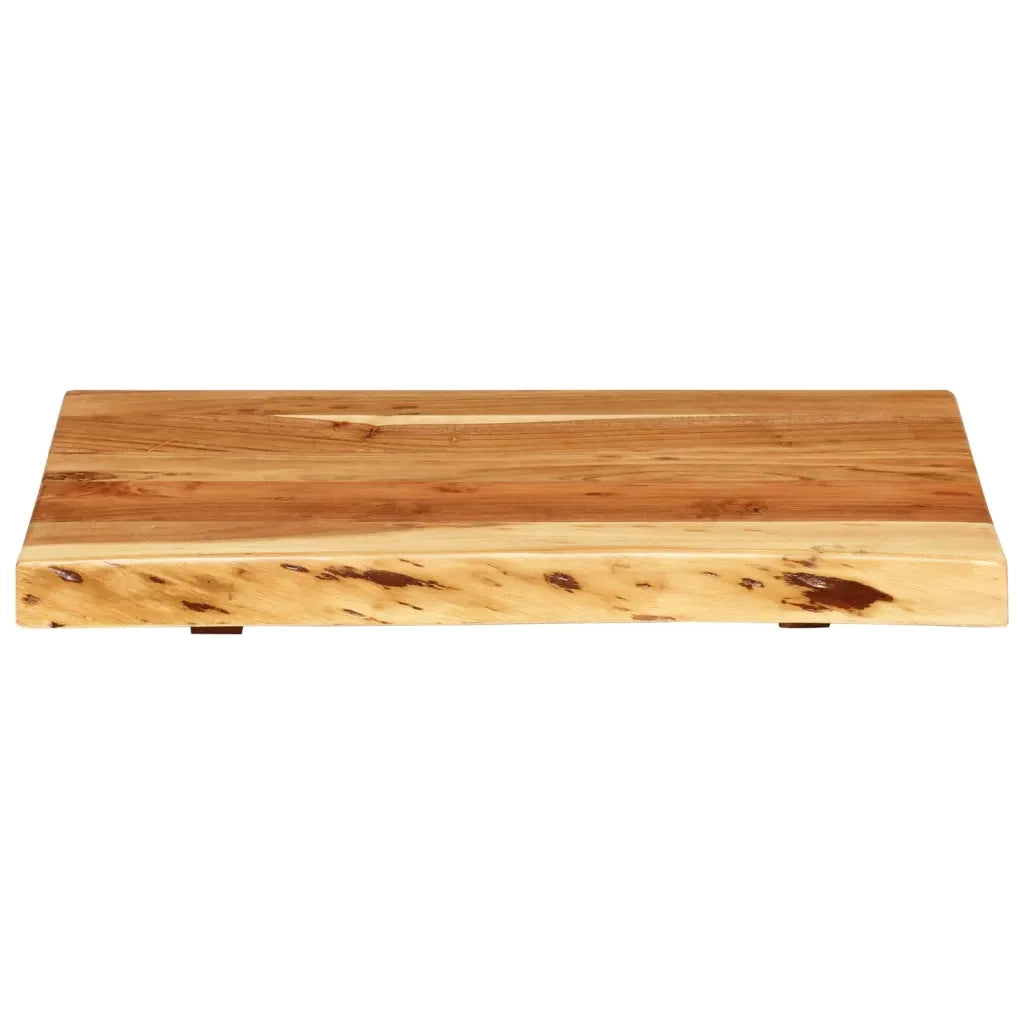 Piano per Lavabo Bagno in Massello di Acacia 58x52x3,8 cm 286318