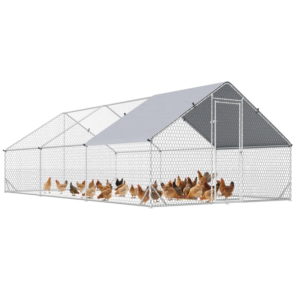 Pollaio da Giardino ¨C Minimal ¨C Argento 3x6x2m