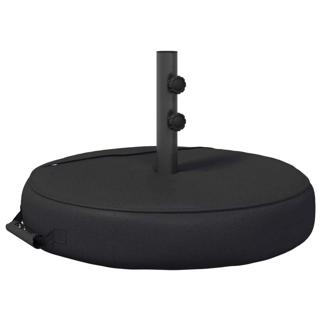 Base per Ombrello da Patio-Supporto per ombrellone 60 x 60 cm Acciaio Nero