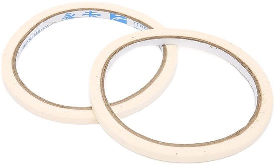 Nastro Adesivo Professionale per Saloni - Nastro per Nail Art - Larghezza 0,5 Cm - Lunghezza 17 M - Senza Residuo - Per Applicazioni Precise - Nastro per Nail Art