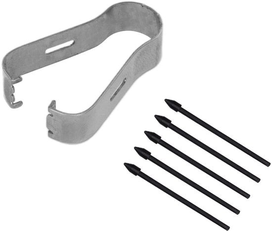 Punti Stylus 5 pezzi - Punti di sostituzione - Adatti per Tab S6/S7/S7+/Note 10/Note 20 - Materiale ABS - Esperienza di scrittura precisa - Puntino antiscivolo in gomma - Stilo con puntino