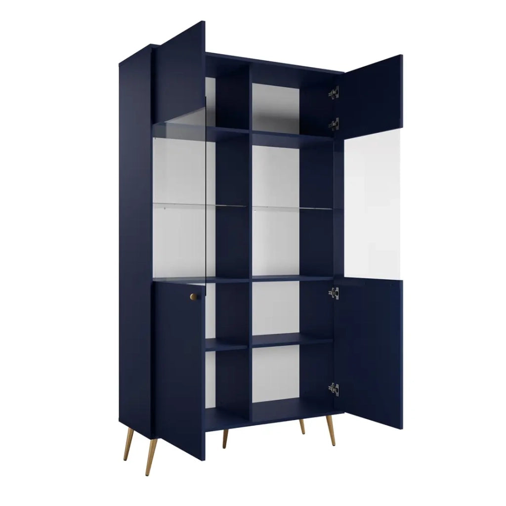 Set di mobili design AZURÉA – Sala da pranzo completa – Colore blu profondo